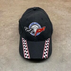 Black and red Chevrolet Corvette C5 racing cap
